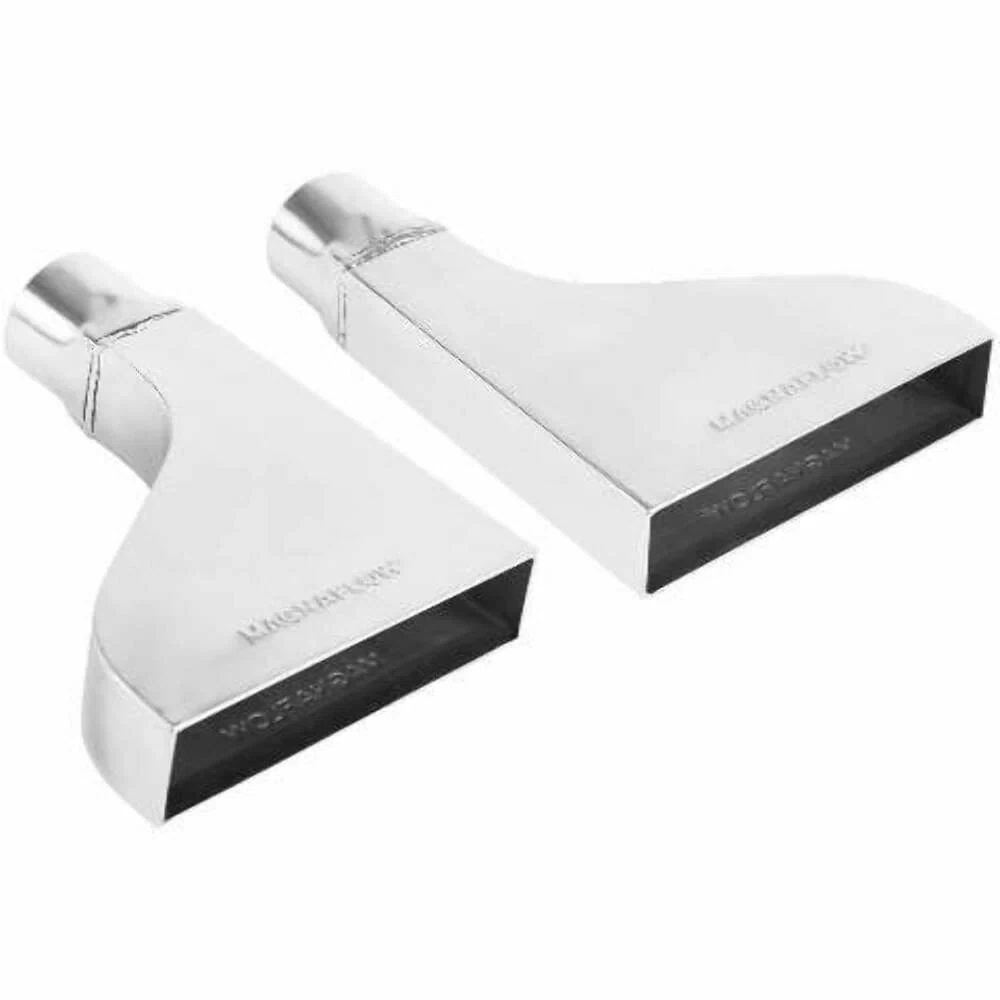 Exhaust Tail Pipe Tip for 2 X 8in. Rectangle Polished Exhaust Tip MagnaFlow 35150